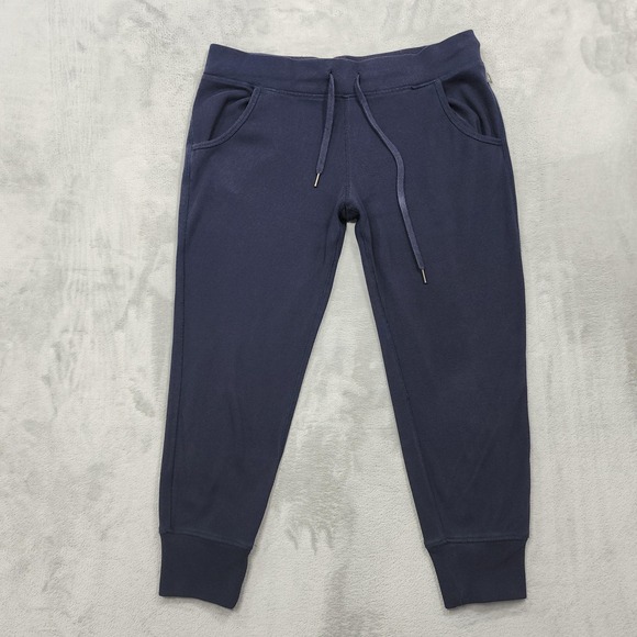 Eddie Bauer Pants - Eddie Bauer Pants Womens M Blue Jogger Sweatpants Drawstring Pockets Lounge